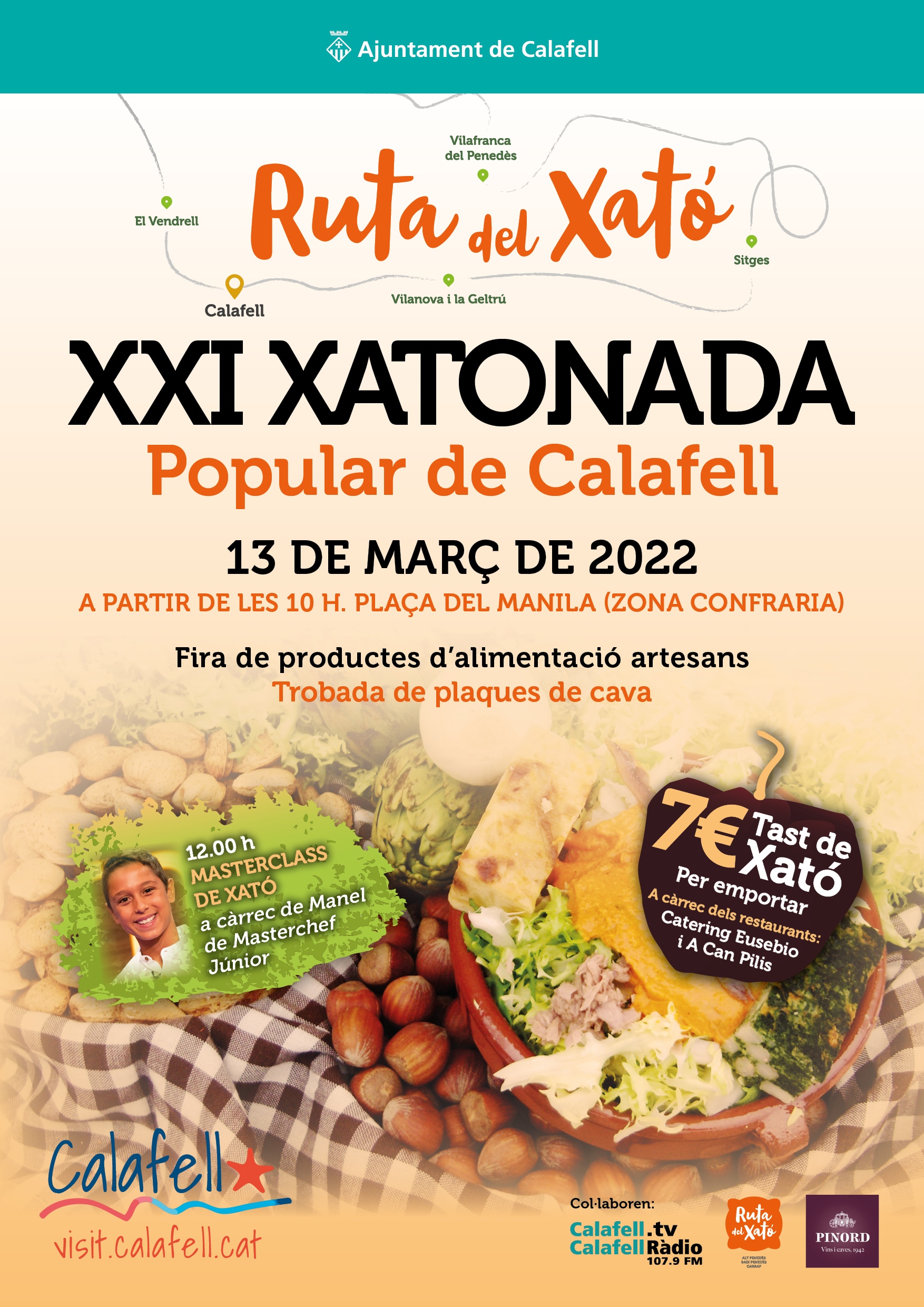 cartell xatonada popular calafell 2022