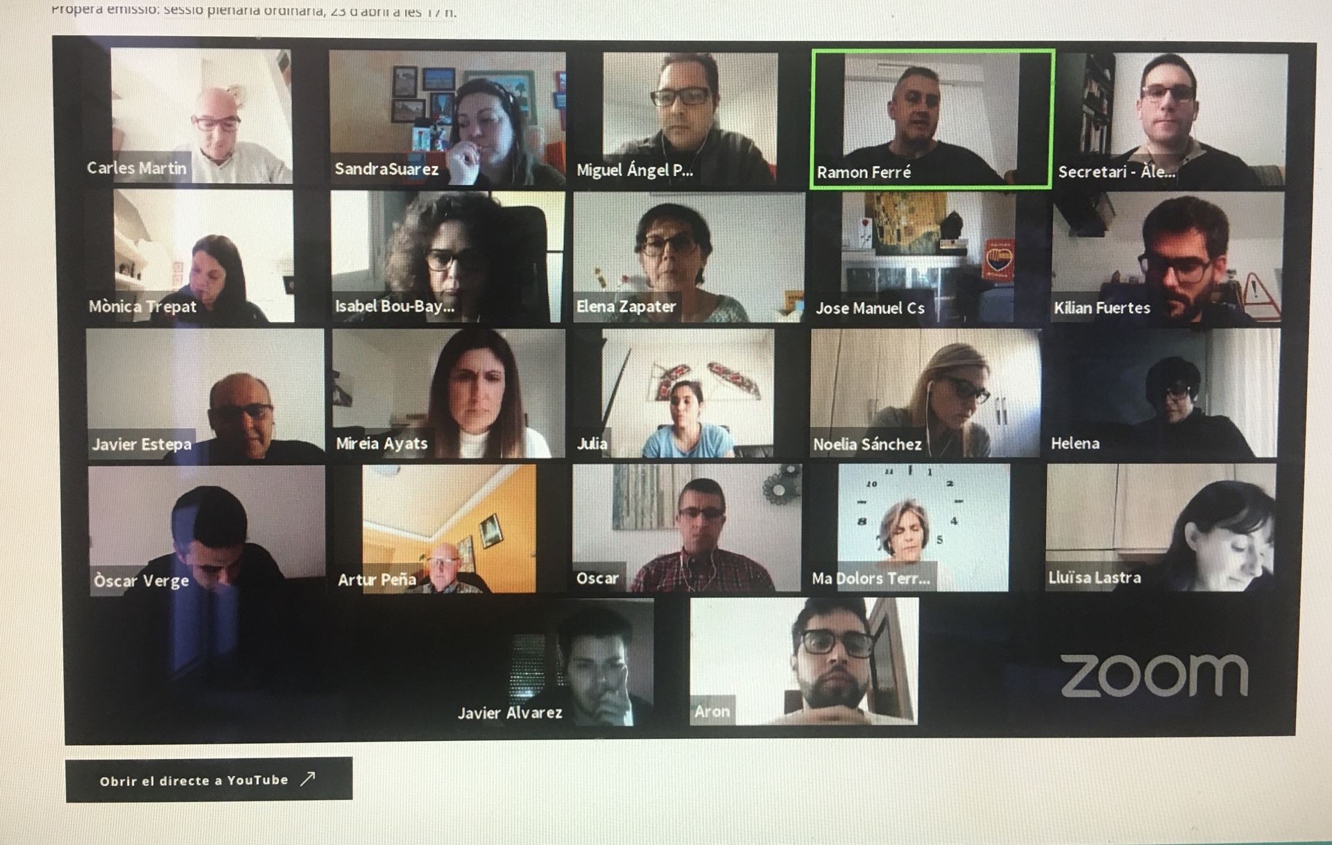 Ple virtual de l'Ajuntament de Calafell